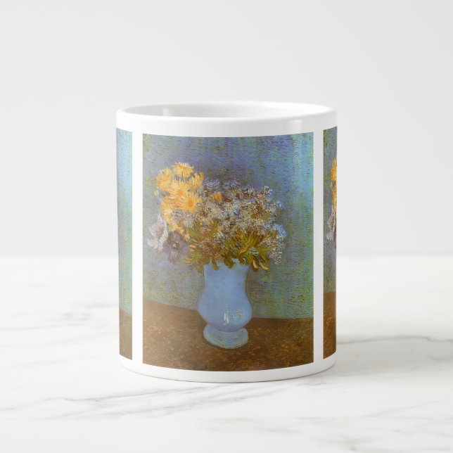 Vincent van Gogh Vase of Lilacs, Daisies, Anemones Jumbo-Tasse (Vorderseite)