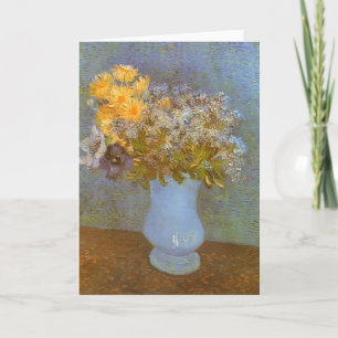Vincent van Gogh Vasen mit Flieder, Gänseblümchen Karte