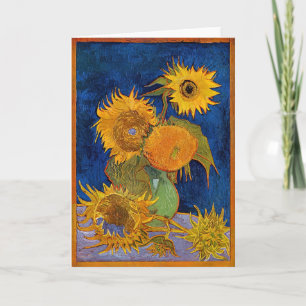 Vincent van Gogh - Vasen mit fünf Sonnenblumen Karte