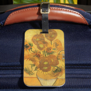 Vincent van Gogh - Vasen mit fünfzehn Sonnenblumen Gepäckanhänger
