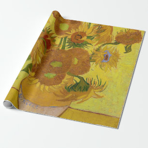 Vincent van Gogh - Vasen mit fünfzehn Sonnenblumen Geschenkpapier