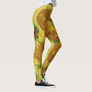 Vincent van Gogh - Vasen mit fünfzehn Sonnenblumen Leggings