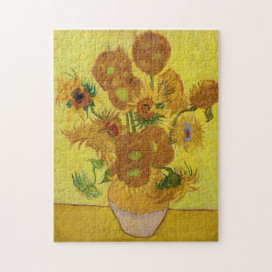 Vincent van Gogh - Vasen mit fünfzehn Sonnenblumen Puzzle