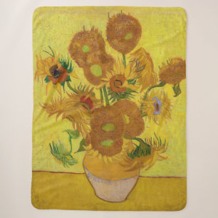 Vincent van Gogh - Vasen mit fünfzehn Sonnenblumen Sherpadecke