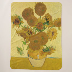 Vincent van Gogh - Vasen mit fünfzehn Sonnenblumen Sherpadecke