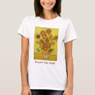 Vincent van Gogh - Vasen mit fünfzehn Sonnenblumen T-Shirt