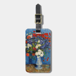Vincent van Gogh - Vasen mit Kornblumen und Mohn Gepäckanhänger