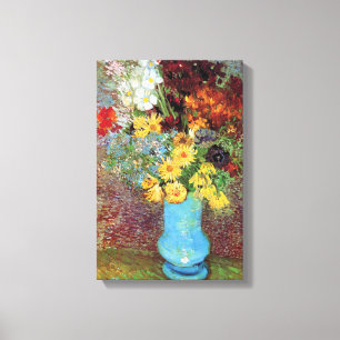 Vincent Van Gogh - Vasen mit Margeriten und Anemon Leinwanddruck