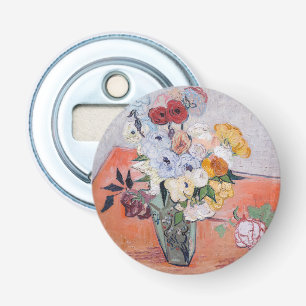 Vincent van Gogh - Vasen mit Rosen und Anemonen Flaschenöffner