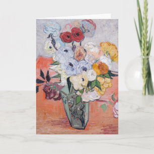 Vincent van Gogh - Vasen mit Rosen und Anemonen Karte