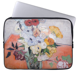 Vincent van Gogh - Vasen mit Rosen und Anemonen Laptopschutzhülle