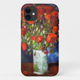 Vincent Van Gogh Vasen mit roten Mohnblumen feine Case-Mate iPhone Hülle