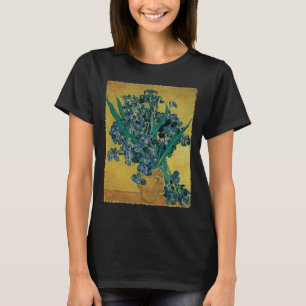 Vincent van Gogh - Vasen mit Schwertlilien vor gel T-Shirt