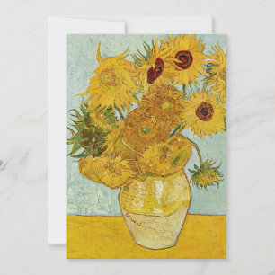 Vincent Van Gogh - Vasen mit zwölf Sonnenblumen Einladung