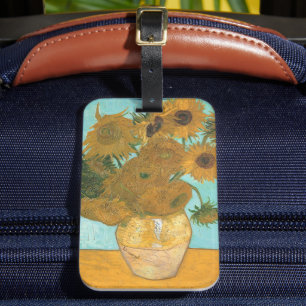 Vincent van Gogh - Vasen mit zwölf Sonnenblumen Gepäckanhänger