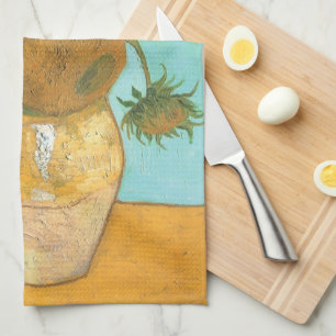 Vincent van Gogh - Vasen mit zwölf Sonnenblumen Geschirrtuch