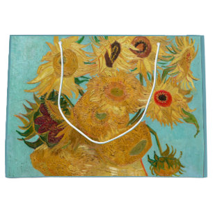 Vincent Van Gogh - Vasen mit zwölf Sonnenblumen Große Geschenktüte
