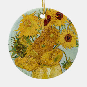 Vincent Van Gogh - Vasen mit zwölf Sonnenblumen Keramik Ornament