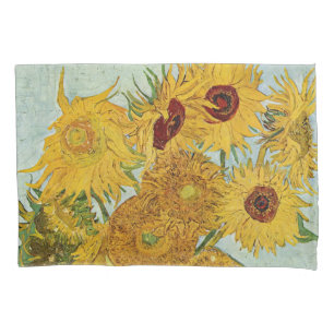 Vincent Van Gogh - Vasen mit zwölf Sonnenblumen Kissenbezug