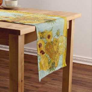 Vincent Van Gogh - Vasen mit zwölf Sonnenblumen Kurzer Tischläufer