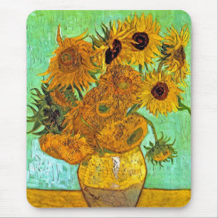 Vincent Van Gogh - Vasen mit zwölf Sonnenblumen Mousepad