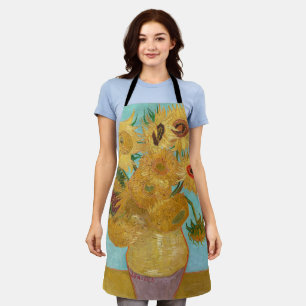 Vincent Van Gogh - Vasen mit zwölf Sonnenblumen Schürze