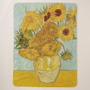 Vincent Van Gogh - Vasen mit zwölf Sonnenblumen Sherpadecke