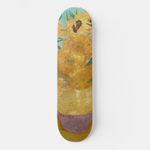Vincent Van Gogh - Vasen mit zwölf Sonnenblumen Skateboard