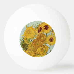 Vincent Van Gogh - Vasen mit zwölf Sonnenblumen Tischtennisball