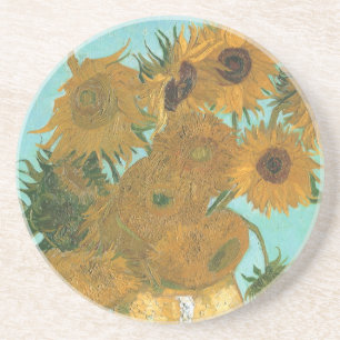 Vincent van Gogh - Vasen mit zwölf Sonnenblumen Untersetzer