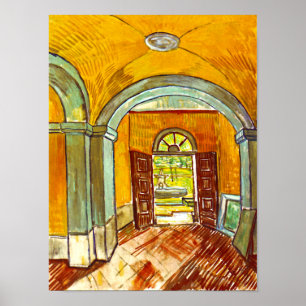 Vincent Van Gogh - Vestibül des Asyls Poster