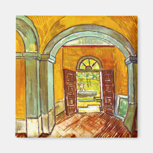 Vincent Van Gogh - Vestibule vom Asyl Magnet