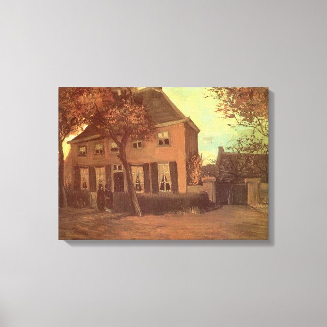 Vincent van Gogh - Vicarage in Nuenen Leinwanddruck (Vorderseite)
