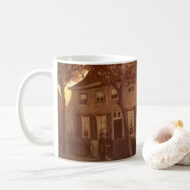 Vincent van Gogh - Vicarage in Nuenen Tasse (Mit Donut)