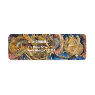 Vincent van Gogh - Vier geschnittene Sonnenblumen