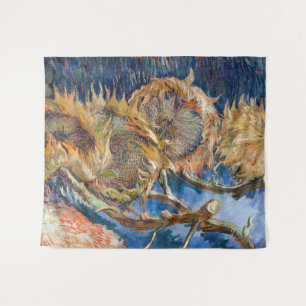 Vincent van Gogh - Vier geschnittene Sonnenblumen Wandteppich