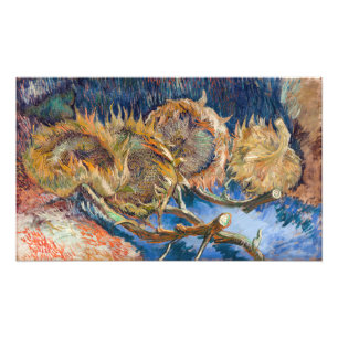 Vincent van Gogh - Vier Schnittblumen Fotodruck