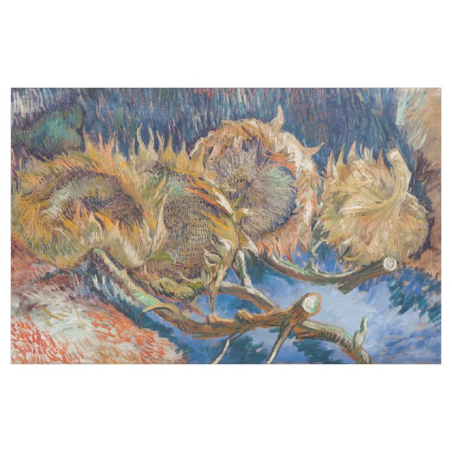 Vincent van Gogh - Vier Schnittblumen Stoff (Yard (91,4 cm))