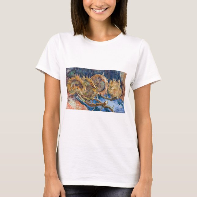 Vincent van Gogh - Vier Schnittblumen T-Shirt (Vorderseite)