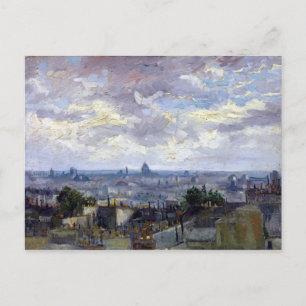 Vincent van Gogh View of Paris Postkarte