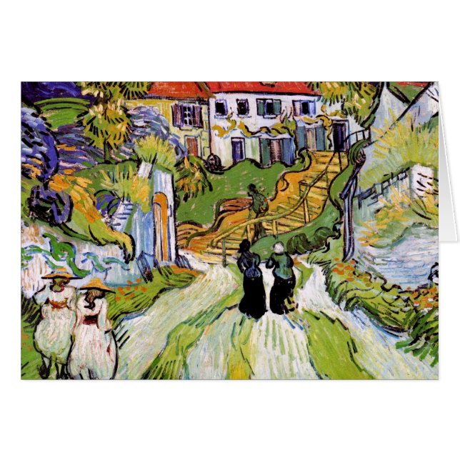 Vincent Van Gogh - Village Street and Steps (Vorderseite (Horizontal))