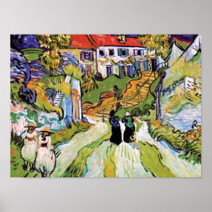 Vincent Van Gogh - Village Street and Steps Poster