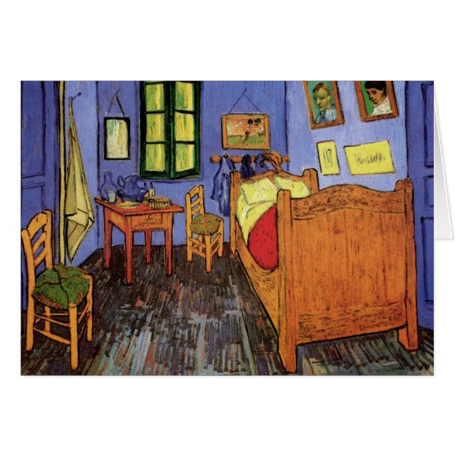 Vincent van Gogh - Vincent's Bedroom in Arles (Vorderseite (Horizontal))