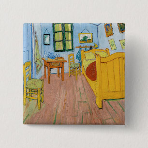 Vincent Van Gogh - Vincent's Bedroom in Arles Button