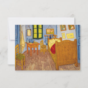 Vincent van Gogh - Vincent's Bedroom in Arles Dankeskarte