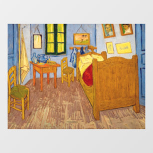 Vincent van Gogh - Vincent's Bedroom in Arles Fensteraufkleber