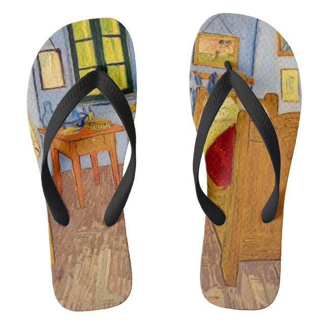 Vincent van Gogh - Vincent's Bedroom in Arles Flip Flops (Fußbett)