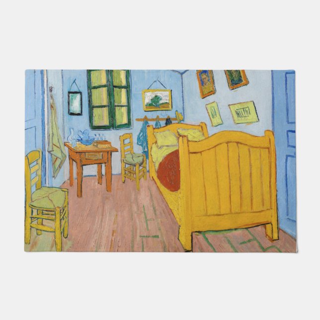 Vincent Van Gogh - Vincent's Bedroom in Arles Fußmatte (Vorderseite)