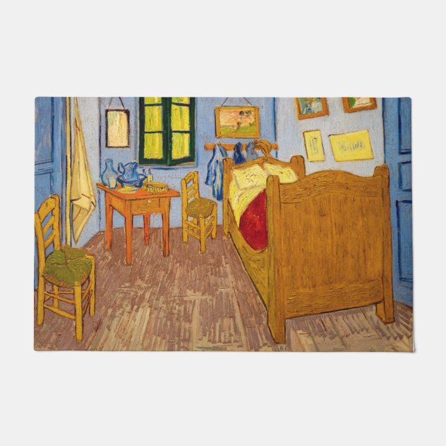 Vincent van Gogh - Vincent's Bedroom in Arles Fußmatte (Vorderseite)
