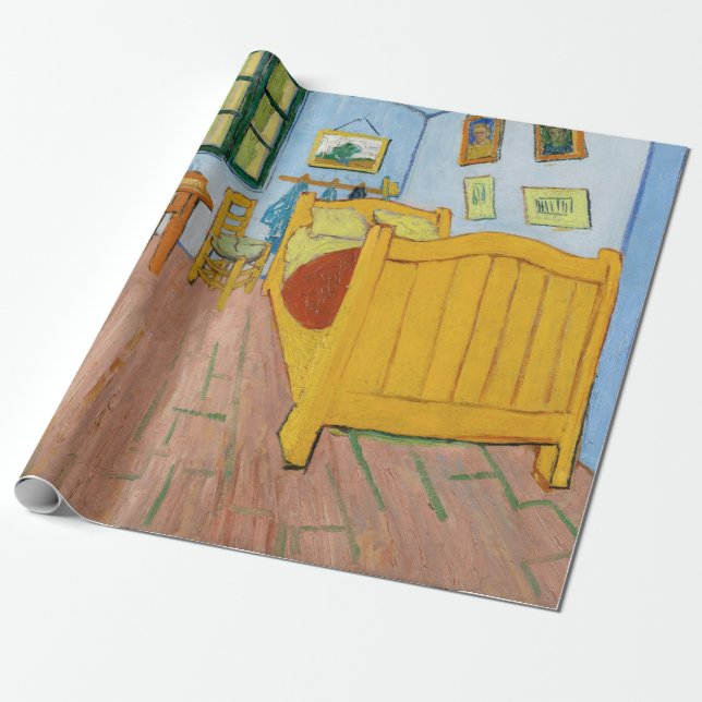 Vincent Van Gogh - Vincent's Bedroom in Arles Geschenkpapier (Ungerollt)
